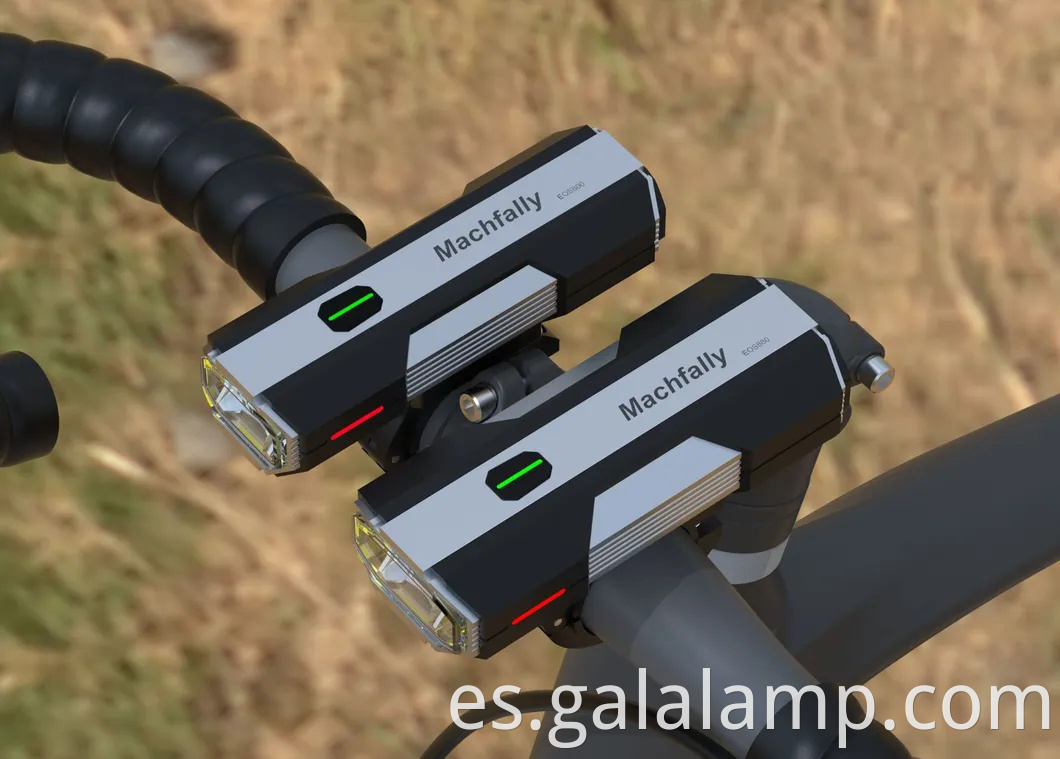 Nueva luz de bicicleta resaltado 700 lúmenes aleación de aluminio montaña bicicleta luz